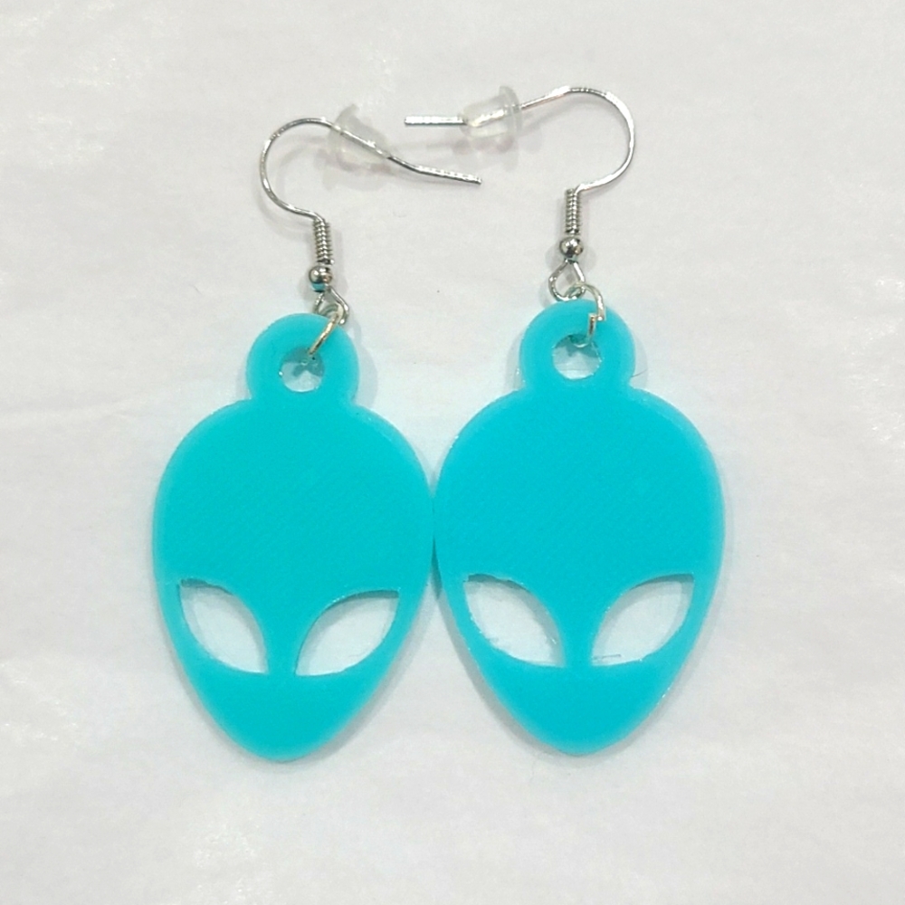 Alien earrings